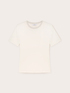 Ribbed T-shirt with lurex trim image number 4
