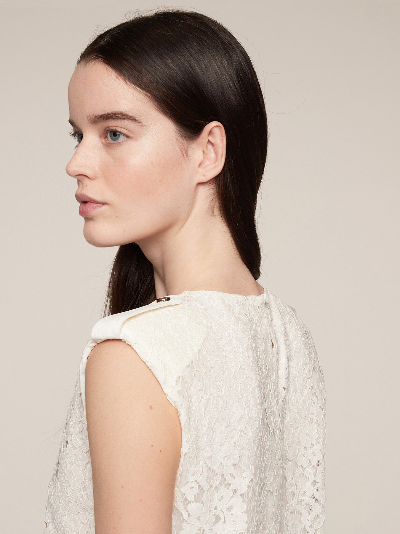 Top in pizzo macram&egrave; image number 2