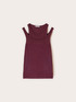Mixed linen top with cut-out shoulders image number 4