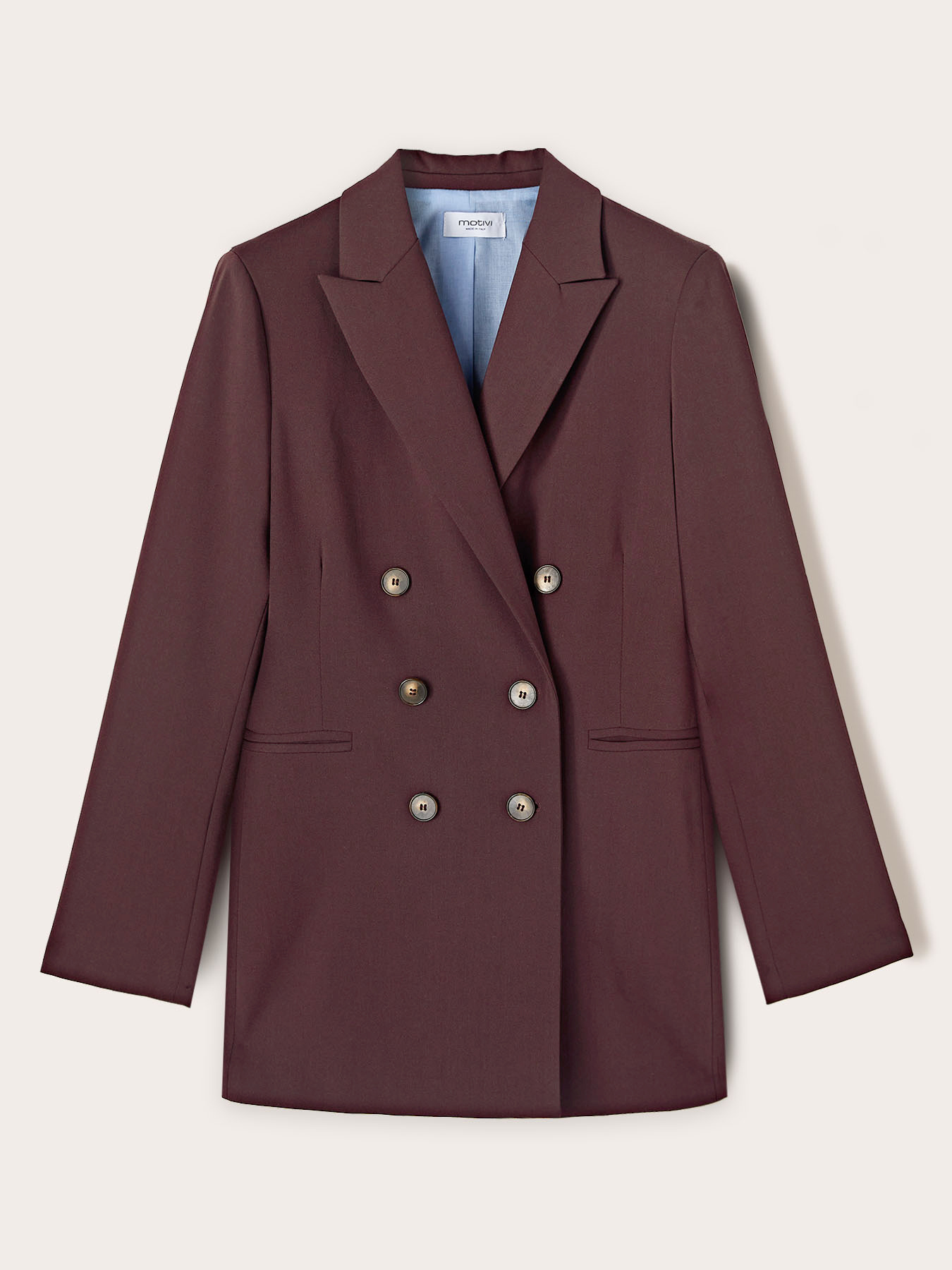 Double-breasted long jacket image number 4