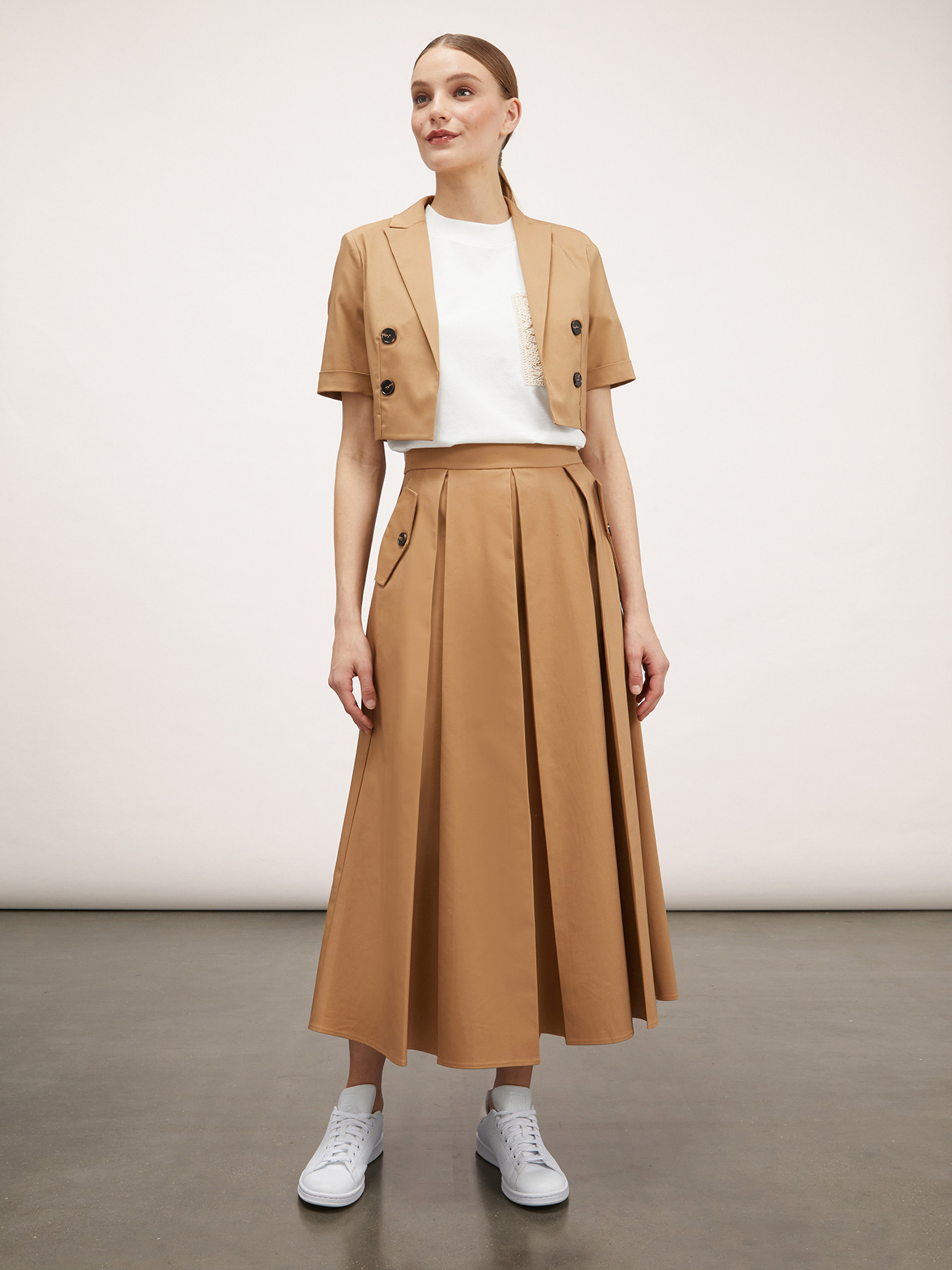 Giacca spencer a maniche corte image number 3