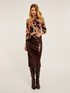 Sequin midi skirt image number 0