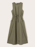 Drawstring dress in poplin image number 4