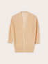 Cardigan in misto viscosa lurex image number 4
