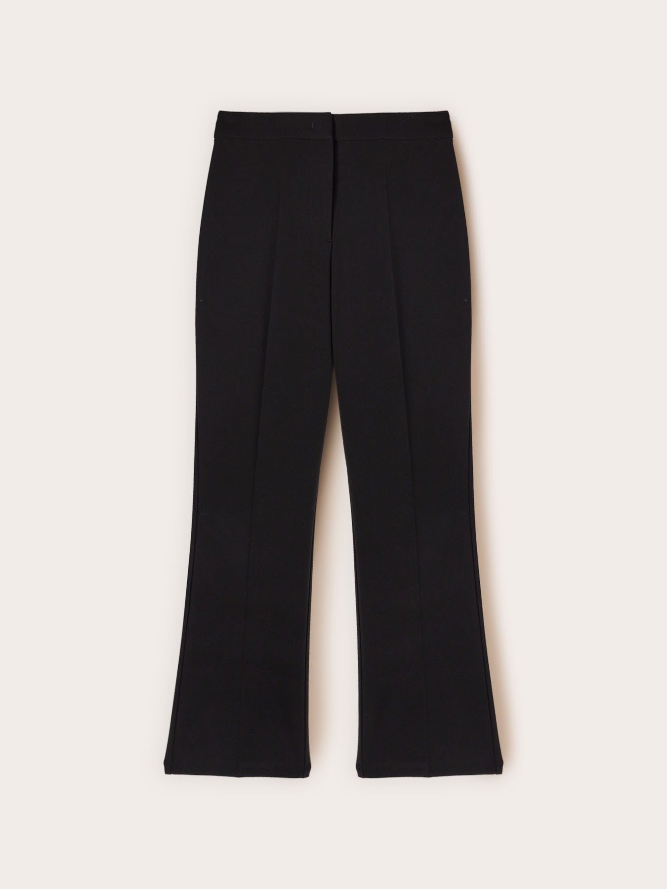 Pantaloni kick flare in poliviscosa image number 3