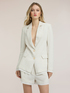 Structured linen blend blazer image number 0