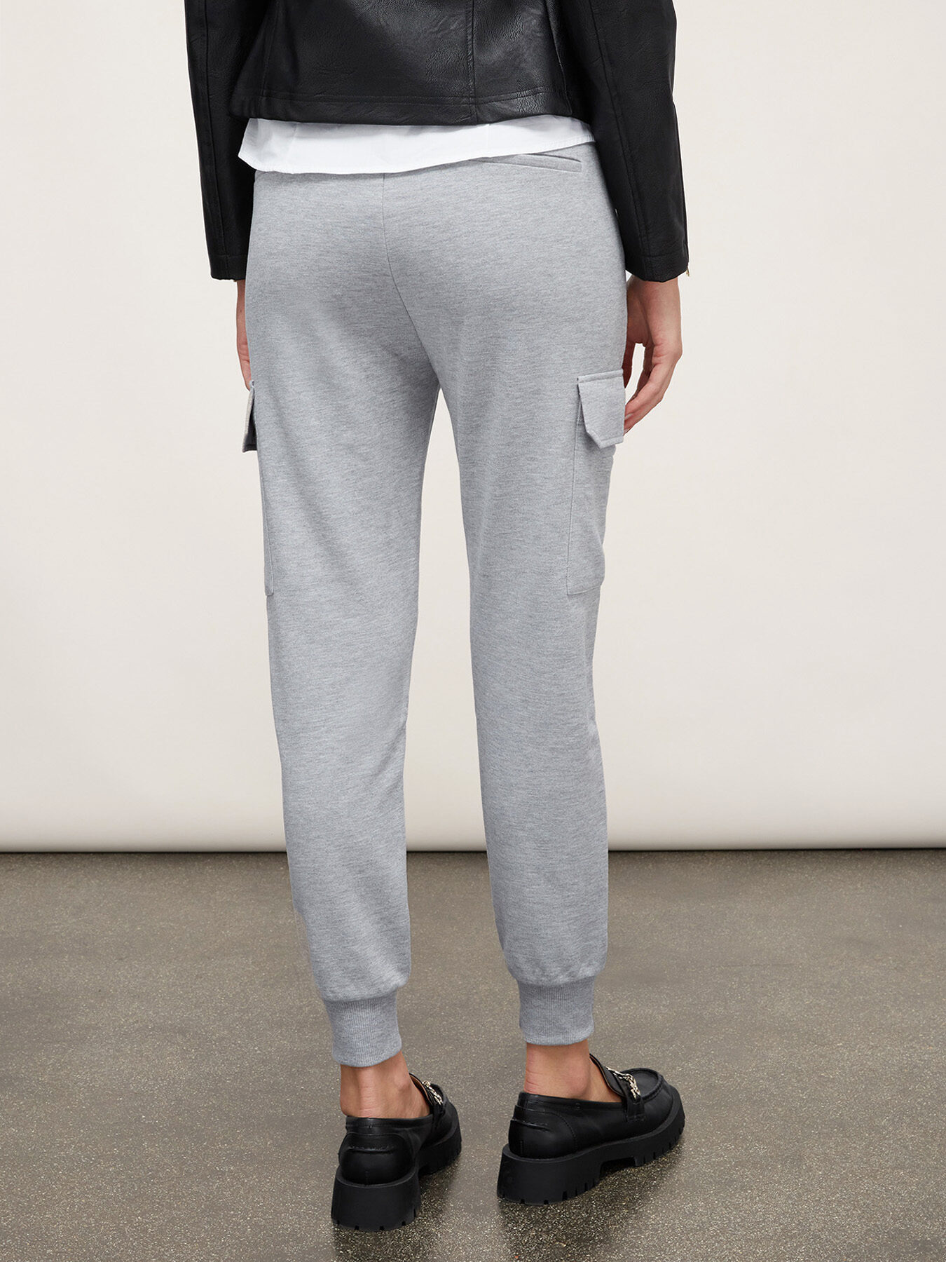 Fleece cargo joggers image number 1