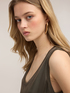 Oversized viscose satin dress image number 3