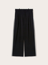 Palazzo-Hose mit Falten und Bord&uuml;ren in Kontrastfarbe image number 4