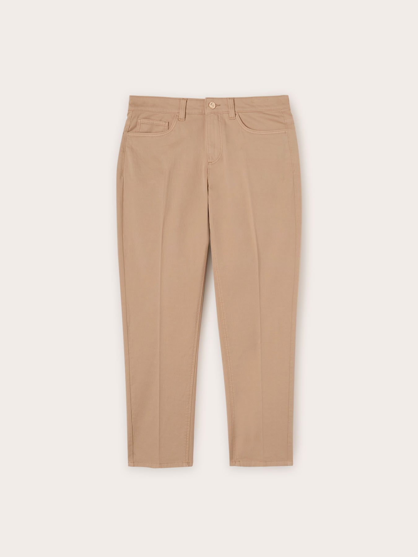 Pantaloni carrot Rianne in cotone image number 3