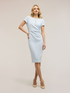 Rochie tip furou din crep cu drapaj image number 0