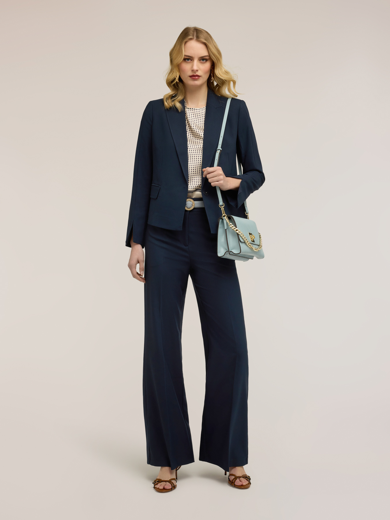 Palazzo-Hose aus Polyester-Viskose image number 3
