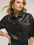 Cropped jacket with short sleeves image number 2