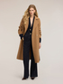 Double-breasted wool blend coat with belt image number 0