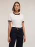 T-Shirt mit Strickb&uuml;ndchen image number 2