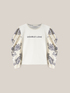 Oversize-T-Shirt mit Foulard-Muster image number 3