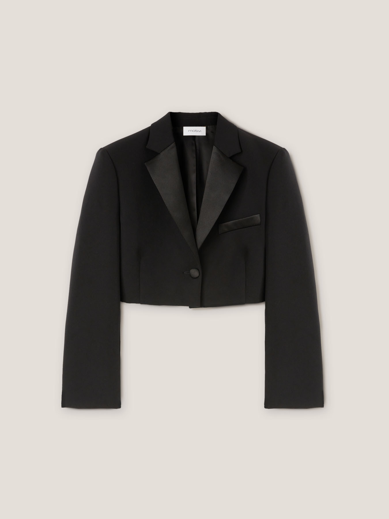 SARTORIA - Giacca spencer con inserti in raso image number 5