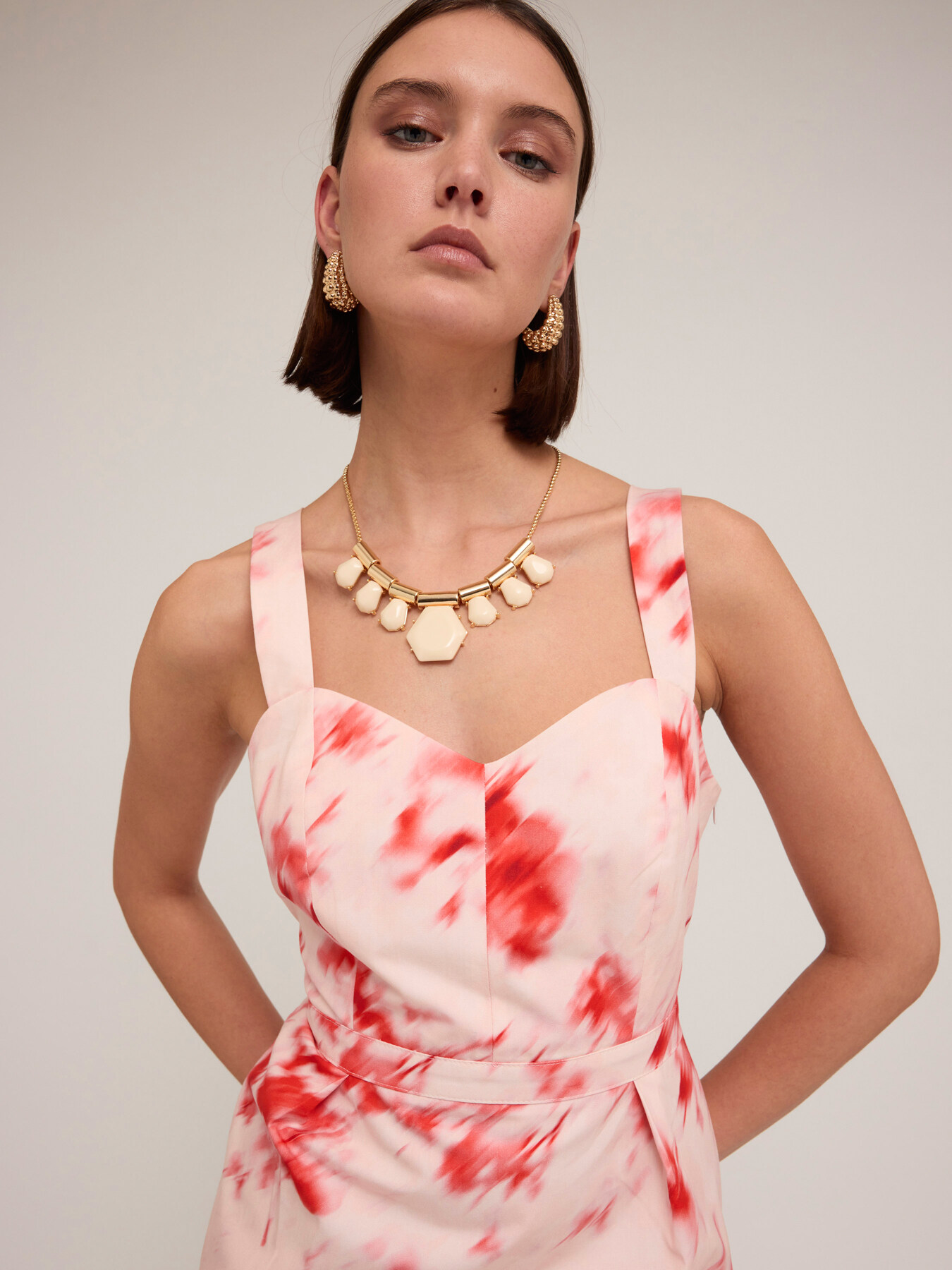 Chin&egrave; pattern bustier dress image number 3