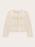 Jacke aus Lurex-Tweed mit Taschen image number 4