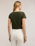 T-shirt with cut-out details image number 1