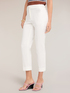 Cropped cotton blend trousers image number 2