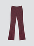 Chain patterned flared trousers image number 3