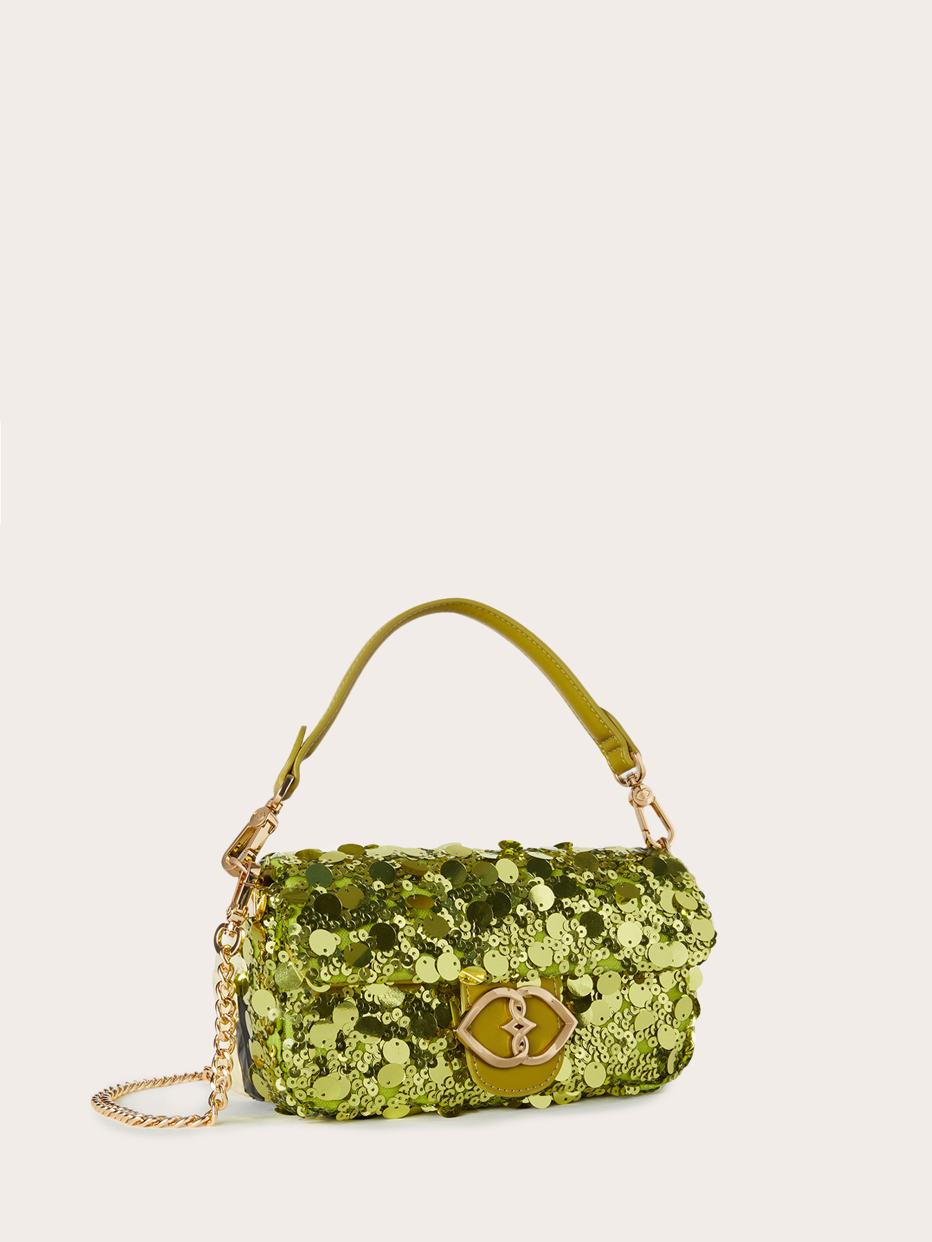 Geantă mini brodată cu paiete image number 3