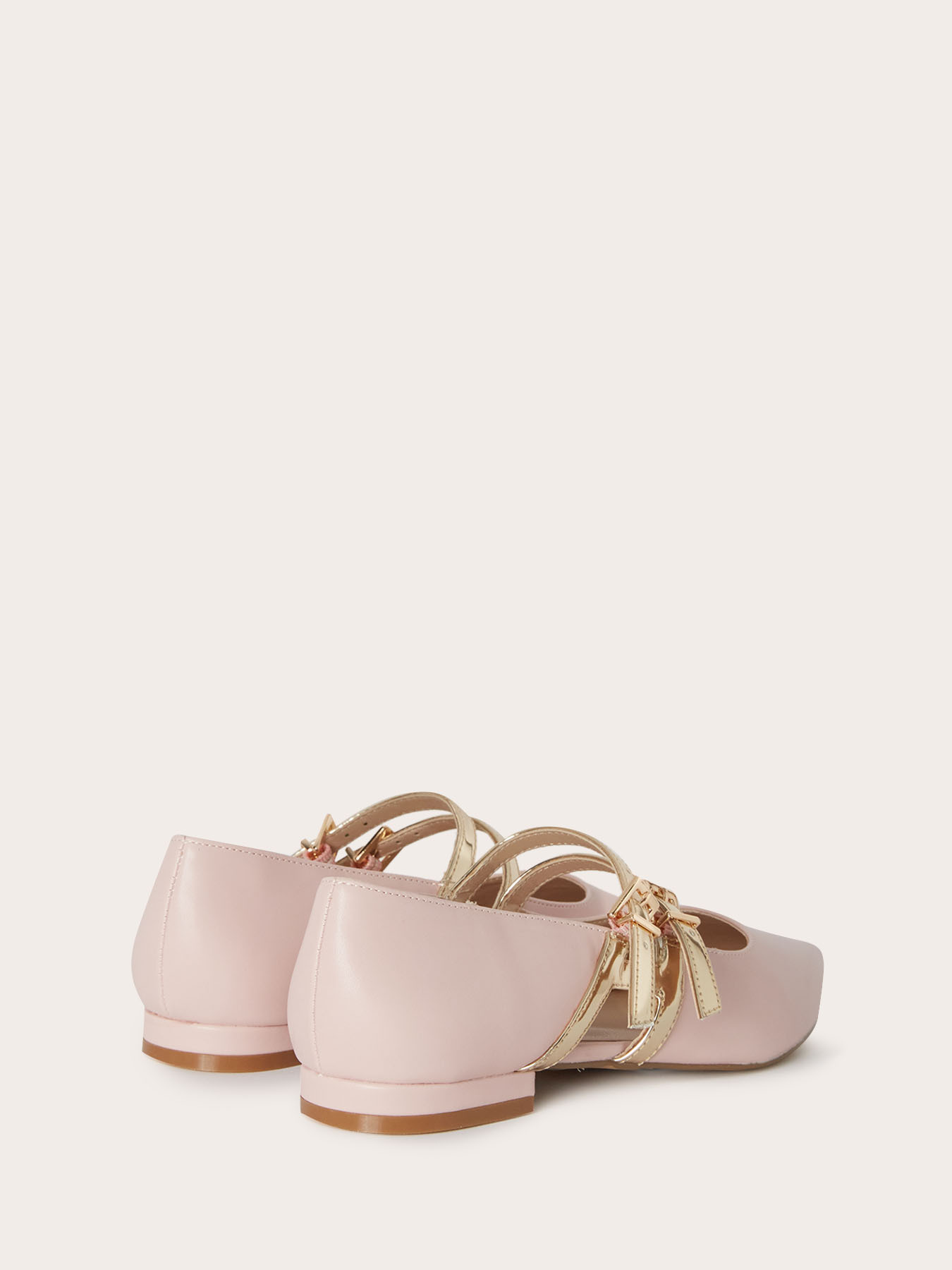 Ballerina flats with shimmer straps image number 4