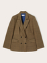 Zweireihiger Blazer mit Karomuster image number 4