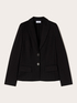 Veste simple boutonnage en point de Milan image number 4